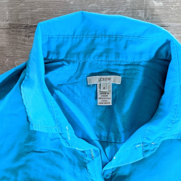 J. Crew Ink Dip Popover Button Down - Picture 4 of 5